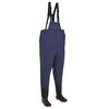vidaXL Cuissard avec bottes Polyester enduit de PVC Dimensions 38 Bleu