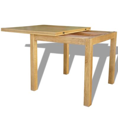 vidaXL Table extensible Chêne 170 x 85 x 75 cm