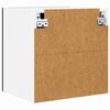 vidaXL Armoire suspendue 2 pcs Ch&ecirc;ne noir et Blanc 40 x 31 x 40 cm