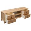 vidaXL Meuble TV 115x30x40 cm Bois de Paulownia