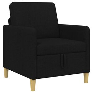 vidaXL Sofa avec rangement Noir 72 x 78 x 87 cm Polyester