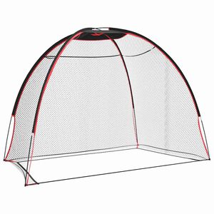 vidaXL Aide &agrave; l'entra&icirc;nement de golf Noir 314 x 150 x 206 cm Polyester