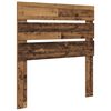vidaXL Cadre de lit Bois ancien 75 x 190 cm Bois de pin massif