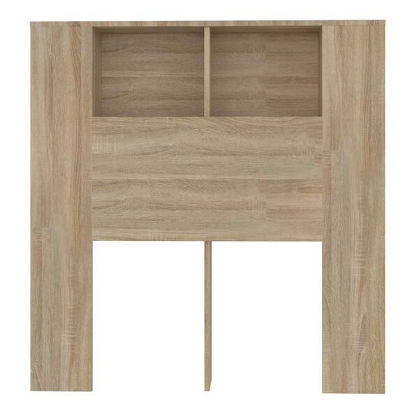 vidaXL Armoire de t&ecirc;te de lit Ch&ecirc;ne sonoma 100x18,5x102,5 cm