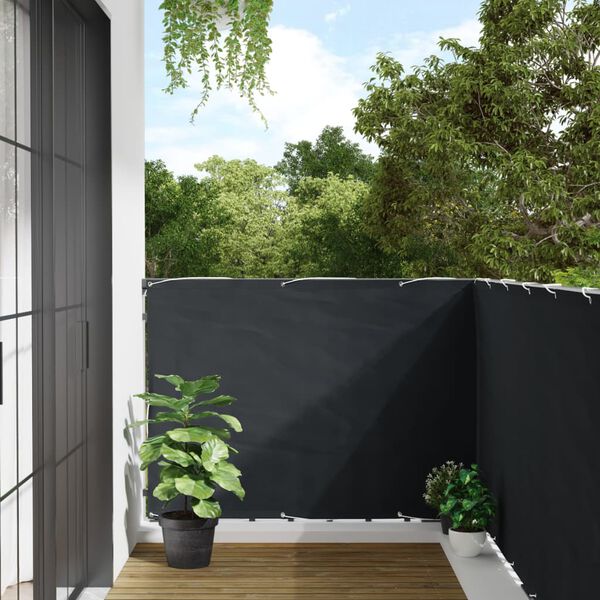 vidaXL &Eacute;cran de balcon Anthracite 120x300 cm Tissu Oxford