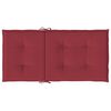 vidaXL Coussins de chaise de jardin &agrave; dossier bas lot de 4