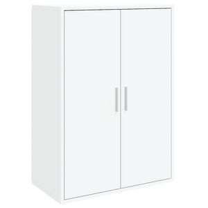 vidaXL Buffet blanc 60x31x84 cm bois d'ing&eacute;nierie