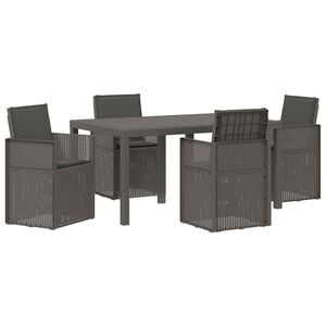 vidaXL Ensemble de salle &agrave; manger pour jardin 5 pc PP