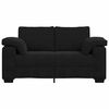 vidaXL Canap&eacute; causeuse noir 160x77x82 cm velours