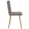 vidaXL Chaises à manger lot de 2 taupe tissu