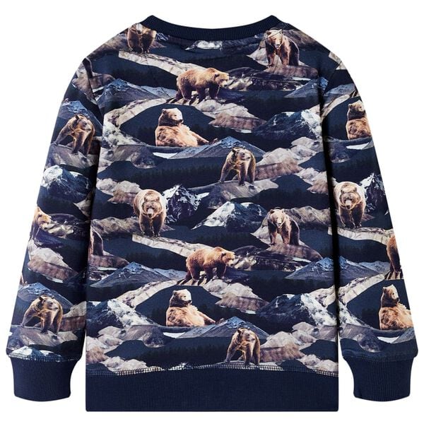 Sweatshirt pour enfants bleu marine 140