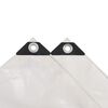 vidaXL B&acirc;che 650 g / m&sup2; 4 x 7 m Blanc