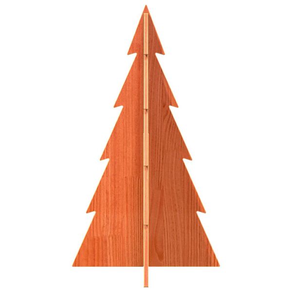 vidaXL Arbre de Noël en bois pour décoration 80 cm bois de pin massif