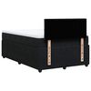 vidaXL Sommier &agrave; lattes de lit avec matelas Noir 120x200 cm Velours