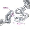 vidaXL Cha&icirc;nes &agrave; neige antid&eacute;rapantes 2 pcs 9 mm KN70