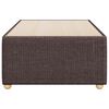 vidaXL Cadre de lit sans matelas marron fonc&eacute; 90x200 cm tissu