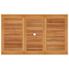 vidaXL Ensemble &agrave; manger de jardin 5 pcs Bois de teck massif