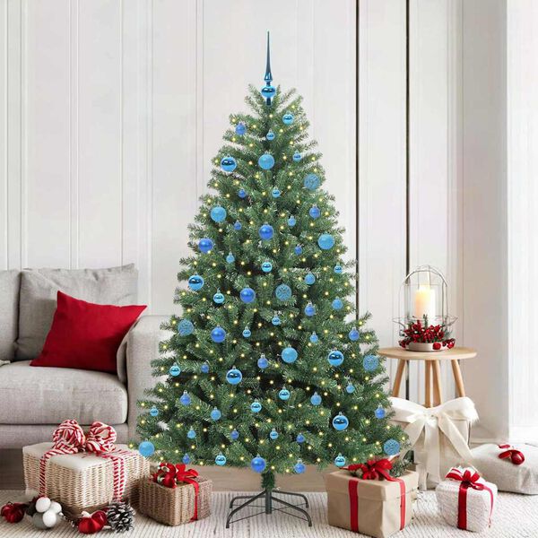 vidaXL Sapin de No&euml;l Artificiel &agrave; Branches Articul&eacute;es Vert 180 cm