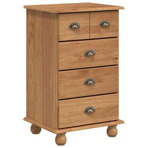 vidaXL Commode ASKIM 4-Tiroir Marron 48,5 x 40 x 79 cm