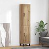 vidaXL Haut Armoire Ch&ecirc;ne artisanal 34,5 x 34 x 180 cm