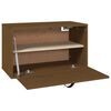 vidaXL Armoire murale Marron miel 60x30x35 cm Bois de pin massif
