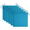 vidaXL Chaises pliables de jardin lot de 6 avec coussins Bois d'acacia