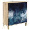 vidaXL Buffet RAALTE Sonoma 69 x 33 x 75 cm Bois d'ing&eacute;nierie
