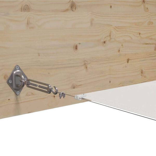 vidaXL Auvent vertical Blanc 100x1000 cm Tissu oxford