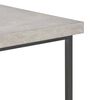 vidaXL Table basse 55x55x53 cm Aspect de béton