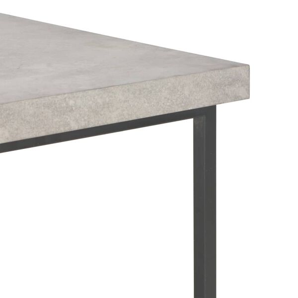 vidaXL Table basse 55x55x53 cm Aspect de béton