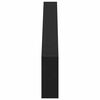 vidaXL Pieds de meuble 2 pcs Noir 54,6 x 4 x 10 mm Fer