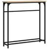 vidaXL Table console Ch&ecirc;ne Sonoma 75x19,5x75 cm Bois d'ing&eacute;nierie