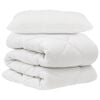 vidaXL Ensemble de Duvet avec oreiller 2 pcs Blanc Microfibre