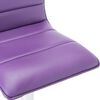 vidaXL Chaise de bar Violet Similicuir