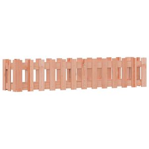 vidaXL Lit sur&eacute;lev&eacute; de jardin design de cl&ocirc;ture bois douglas massif