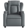 vidaXL Fauteuil inclinable &eacute;lectrique Gris Similicuir
