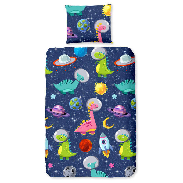 Good Morning Housse de couette enfant DINOSPACE 140x200/220 cm
