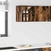 vidaXL Armoire suspendue avec stockage Ch&ecirc;ne fum&eacute; 40 x 29,5 x 40 cm