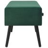 vidaXL Table basse Vert 80x40x46 cm Velours