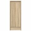 vidaXL Buffet ch&ecirc;ne sonoma 29,5x34x76 cm bois d'ing&eacute;nierie