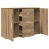 vidaXL Buffet ch&ecirc;ne artisanal 90x29,5x65 cm bois d'ing&eacute;nierie