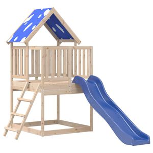 vidaXL Aire de jeux d'ext&eacute;rieur bois de pin massif