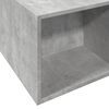 vidaXL Cadre de lit sans matelas gris b&eacute;ton 180x200 cm