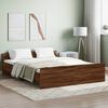 vidaXL Cadre de lit sans matelas ch&ecirc;ne marron 150x200 cm