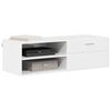 vidaXL Cabinet en Bois avec tiroir Blanc brillant 100,5 x 39 x 30 cm