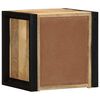 vidaXL Table de chevet 40x35x40 cm bois massif de manguier brut