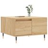 vidaXL Table basse ch&ecirc;ne sonoma 55x55x36,5 cm bois d'ing&eacute;nierie