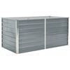 vidaXL Jardini&egrave;re 160 x 80 x 77 cm Gris Acier galvanis&eacute;