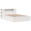 vidaXL Cadre de lit sans matelas blanc 120x200 cm bois de pin massif