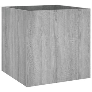 vidaXL Jardini&egrave;re Sonoma gris 40x40x40 cm Bois d'ing&eacute;nierie